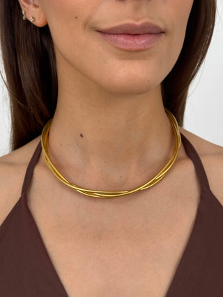 Collier serpent à plusieurs rangs