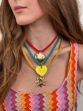 Collier Coeurs et Perles