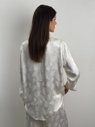 Completo Camicia e Pantalone Palm Bianco