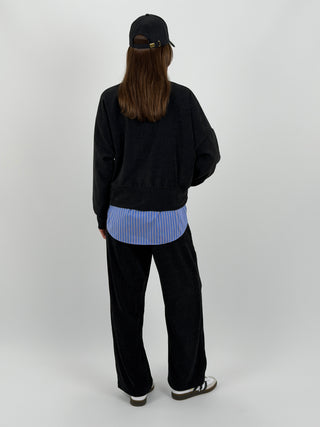 Tuta Jeanne in Velluto Nera