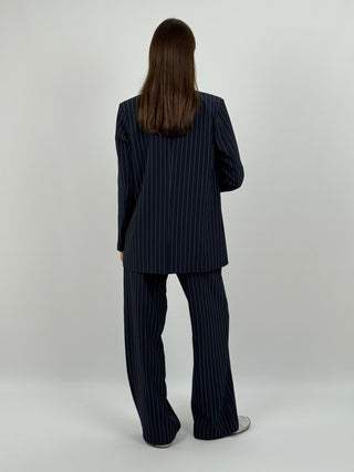 Completo Giacca e Pantalone Gessato Sinner Intense Blu