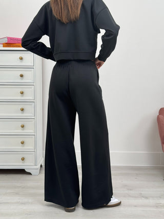 Completo Tuta Bomber e Pantalone Shayla Nero
