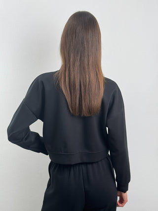Completo Tuta Bomber e Pantalone Shayla Nero