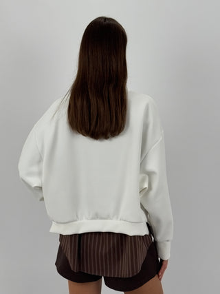 Felpa Le Marais Bianca