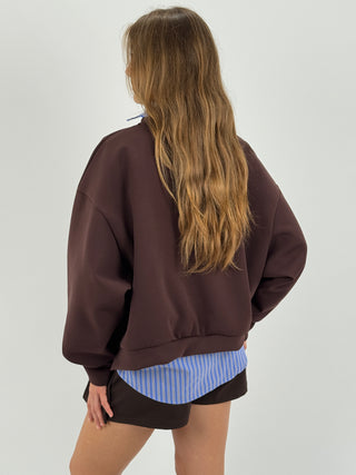 Felpa Le Marais Marrone