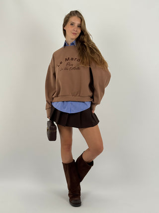 Felpa Le Marais Mocha Mousse