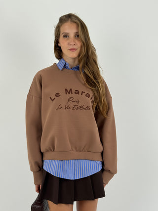 Felpa Le Marais Mocha Mousse