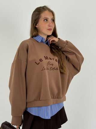 Felpa Le Marais Mocha Mousse