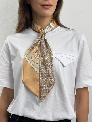 Foulard Beige
