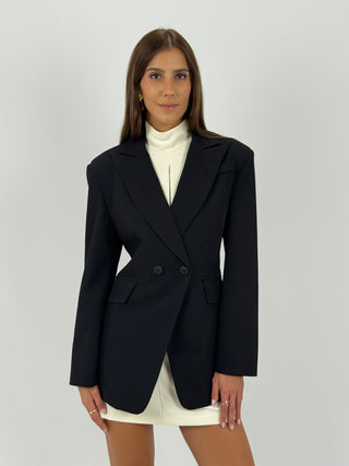 Blazer Lumina con Lacci Nero