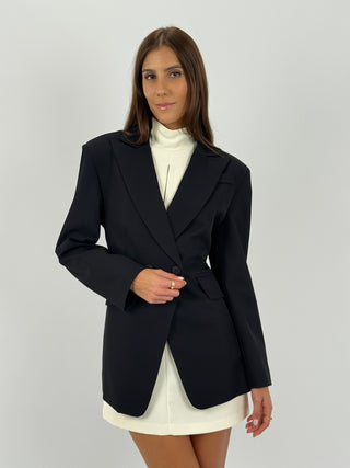 Blazer Lumina con Lacci Nero