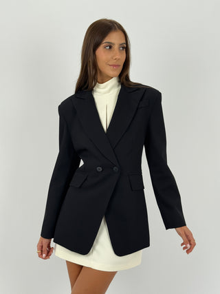 Blazer Lumina con Lacci Nero