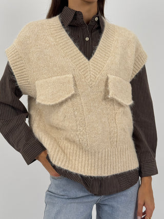 Gilet con Tasconi Crema