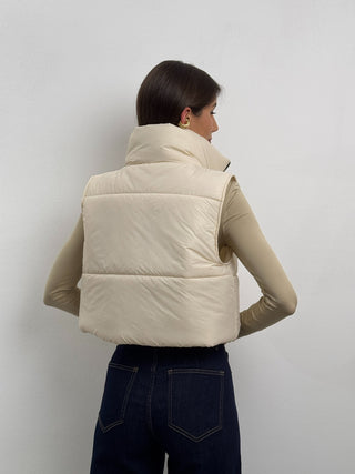 Gilet Imbottito Urbain Beige