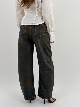 Jeans Leo con Strass