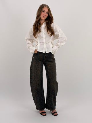 Jeans Leo con Strass