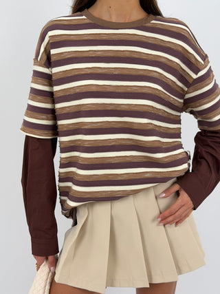 Maglia con Maniche a Camicia