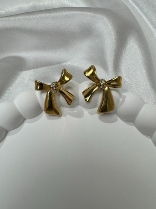 Boucles d'oreilles en forme de nœud