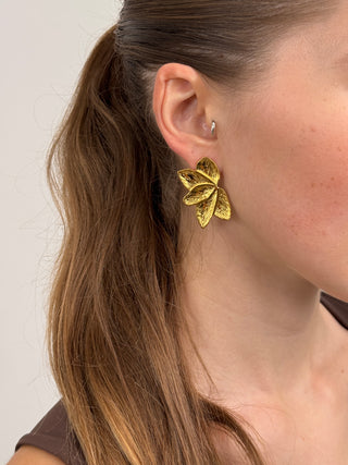 Boucles d'oreilles coeur avec zircone