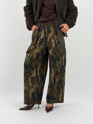 Pantalone Lumina Cargo Mimetico