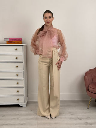 Pantalone Palazzo Eclat Beige