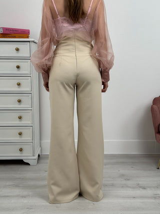 Pantalone Palazzo Eclat Beige