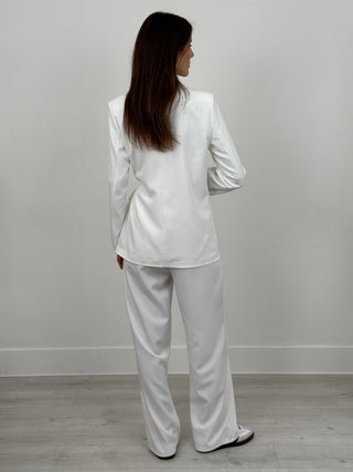 Tailleur con Laccio Laterale Ally Bianco