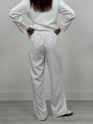 Tailleur con Laccio Laterale Ally Bianco