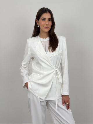 Tailleur con Laccio Laterale Ally Bianco