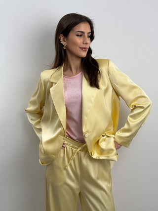 Tailleur Satin Virgo Giallo