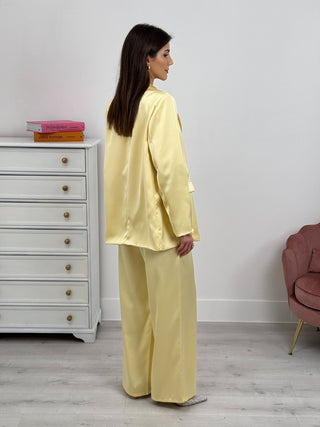 Tailleur Satin Virgo Giallo