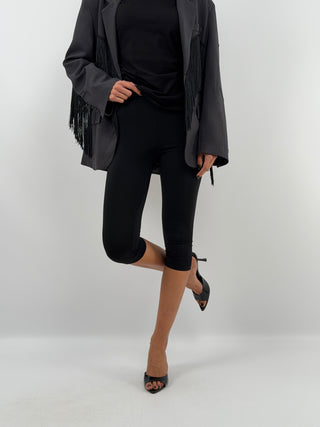 Black Capri Leggings - Lumina