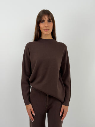 Comfy Knit Set in Brown
