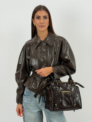 Borsa a Mano Cosmopolitan Medium Marrone
