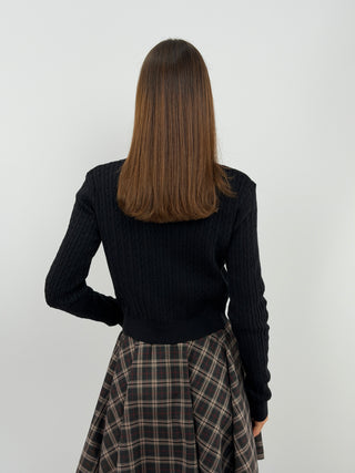 Black Zip Sweater