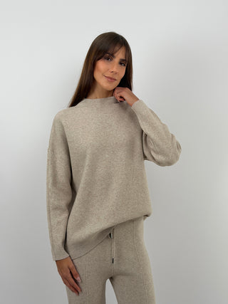 Comfy Knit Set in Taupe