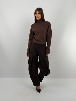 Pantalone Cargo Marrone - Lumina