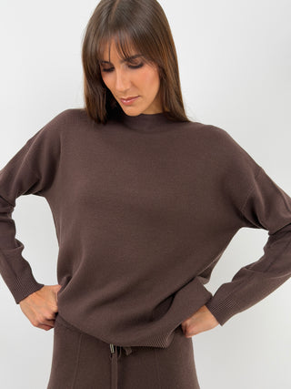 Comfy Knit Set in Brown