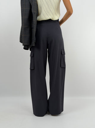 Pantalone Cargo Blu - Lumina