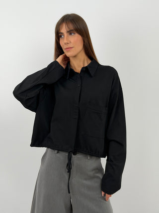 Black Collared Sweater