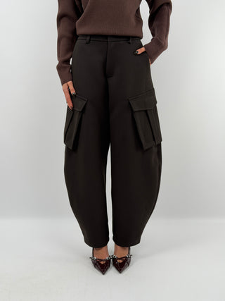 Pantalone Cargo Marrone - Lumina