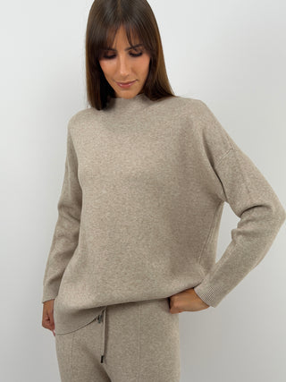Comfy Knit Set in Taupe