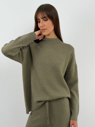 Coordinato Comfy in Maglia Verde