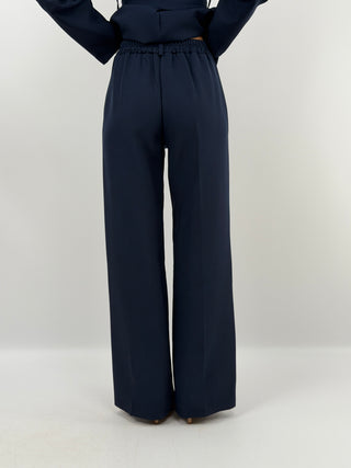 Completo Blazer con Cintura e Pantalone Blu