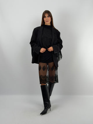 Black Tulle Skirt - Lumina