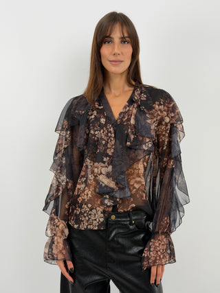 Floral Print Blouse