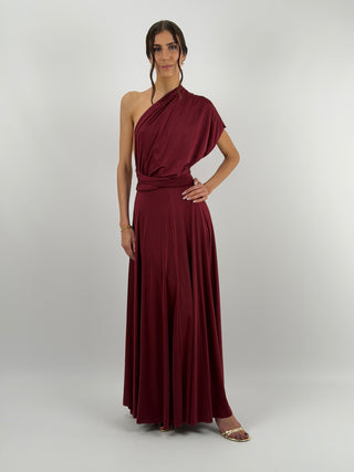 Abito Infinity Bordeaux