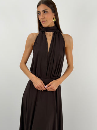 Abito Infinity Marrone