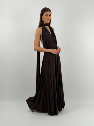 Abito Infinity Marrone