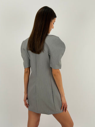 Abito Lumina con Maniche Ampie Grigio